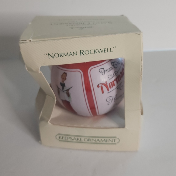 Vintage 1982 Norman Rockwell Ornament in original box - Picture 5 of 11